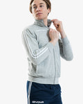 Tuta Givova Scuola Cotone Terry - GRIGIO MELANGE CHIARO/BLU