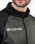 Tuta Givova Cuba - VERDE MILITARE/NERO