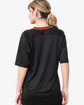 Maglia Givova Shirt Dama Interlock - ARANCIO CORALLO/NERO