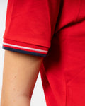 Polo Givova Cotone Piquet Action - ROSSO/BLU