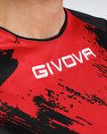 Maglia Givova Shirt Art Interlock M/C - ROSSO/NERO