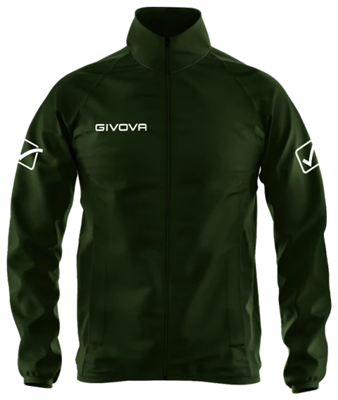Giacca Rain Basico Givova - VERDE MILITARE