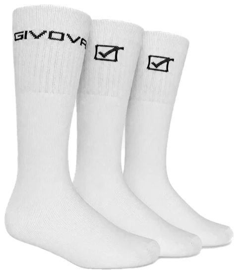 Calze Givova Basket Basso - BIANCO